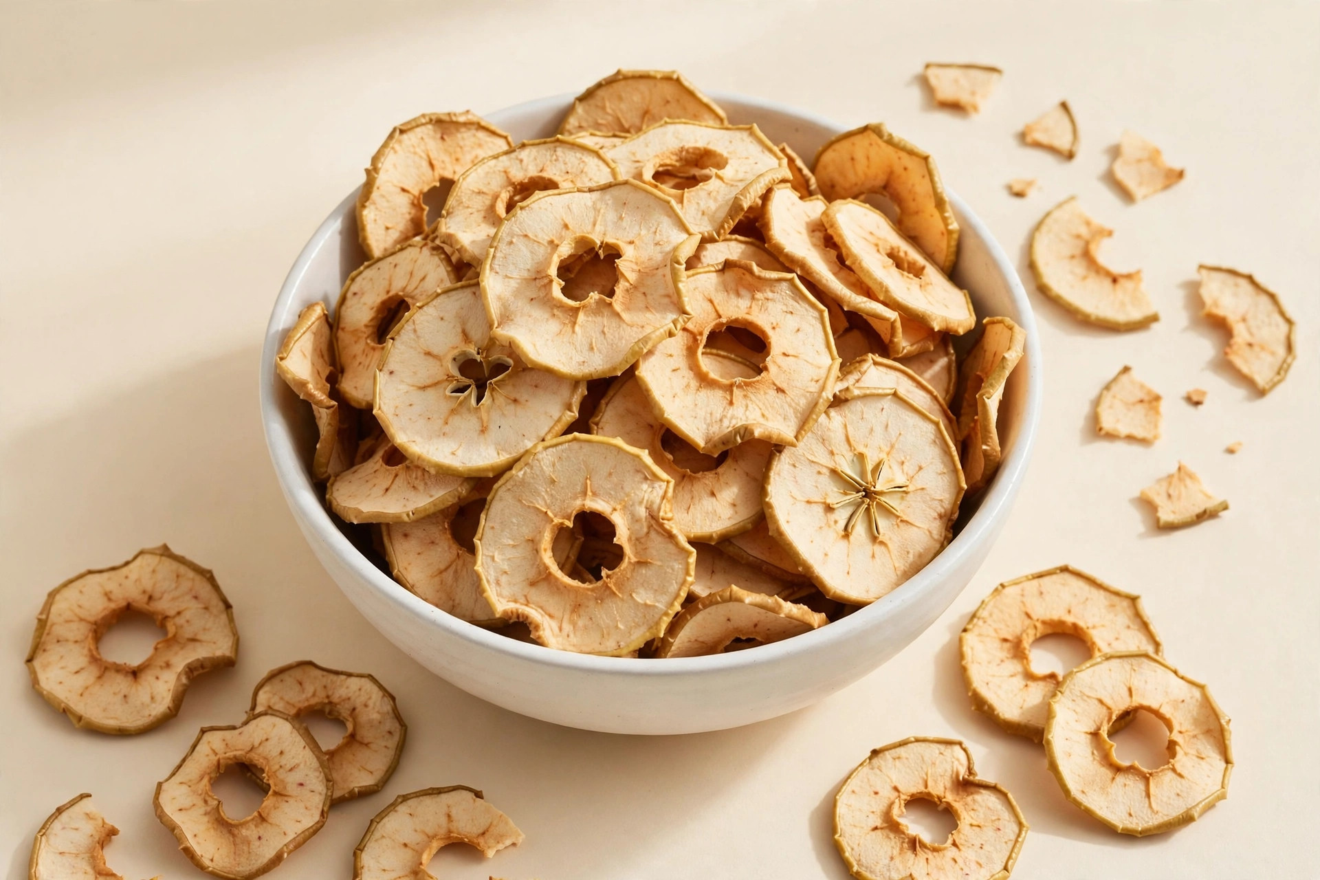 Freeze-dried apple