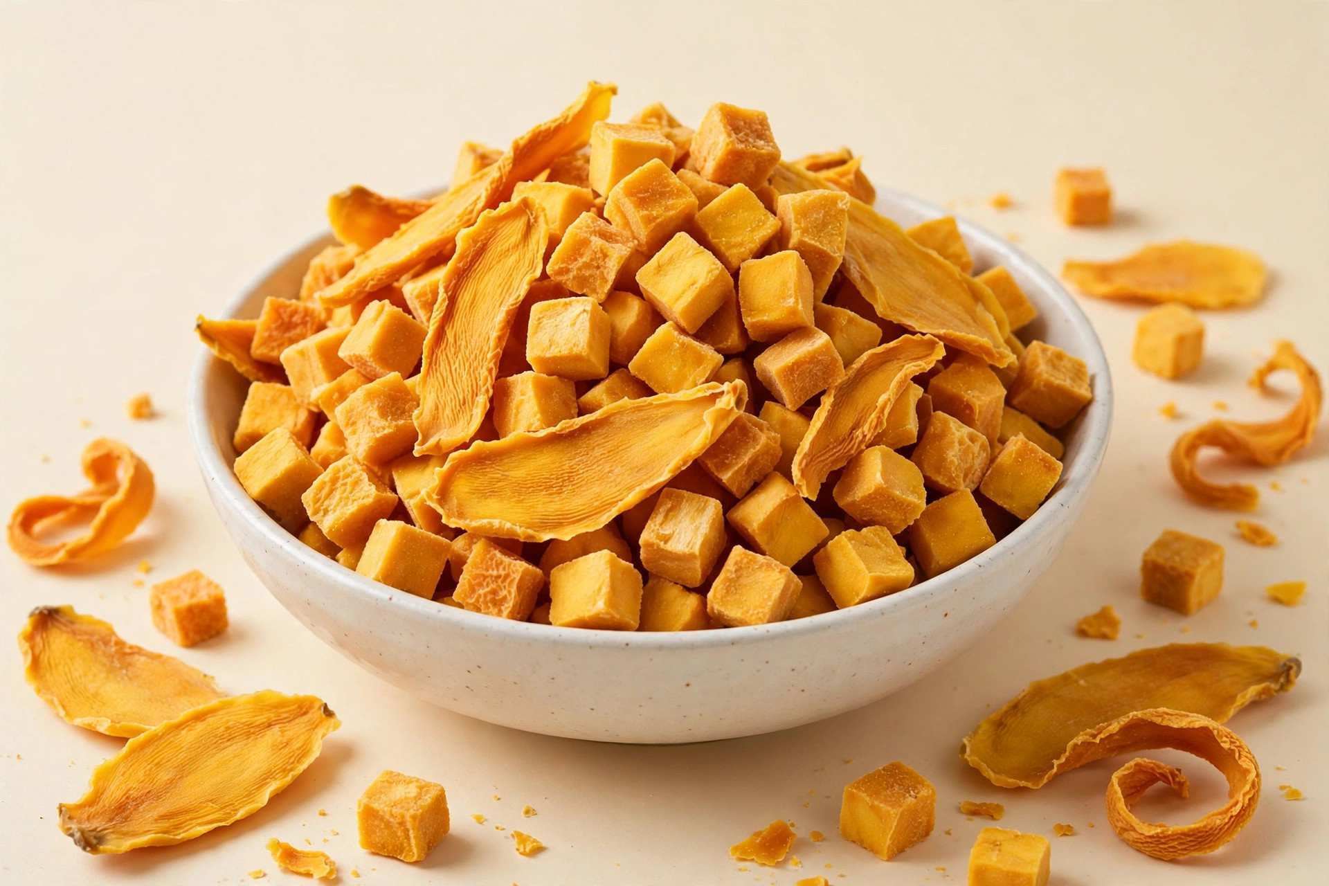 Freeze-dried mango
